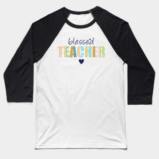 blessed teacher - thankgiving - fall autumn Baseball T-Shirt